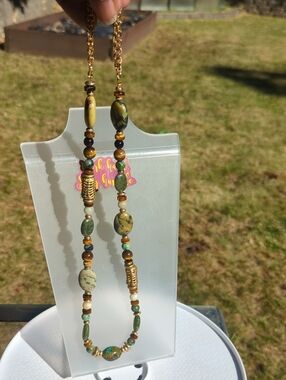 Handcrafted Stone Beaded  Necklace